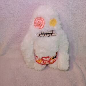 Fuggler Funny Ugly Monster Budgie Fuggler Sasquoosh White Stuffed Toy